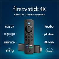 美版!Amazon Fire TV Stick 4K 2021 with Alexa語音遙控器(第3代)超高清串流媒體播...