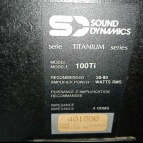 SOUND DYNAMICS 100TI