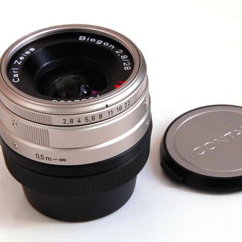 Contax G28  f2.8 Carl Zeiss T* Biogon 95% New