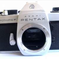 m42  slr film camera ASAHI PENTAX SPOTMATIC F 适合酷热严寒下工作，全機械有测光...