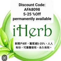 Iherb 優惠碼折扣碼AFA8098；Iherb discount code  Promo Code AFA8098, coupon