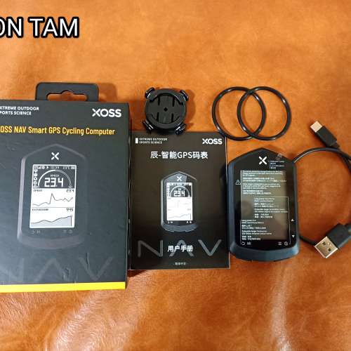 100%New Xoss NAV 行者辰 GPS 無線 單車碼錶  中英文  Bike Computer 送 SRAM 延伸座