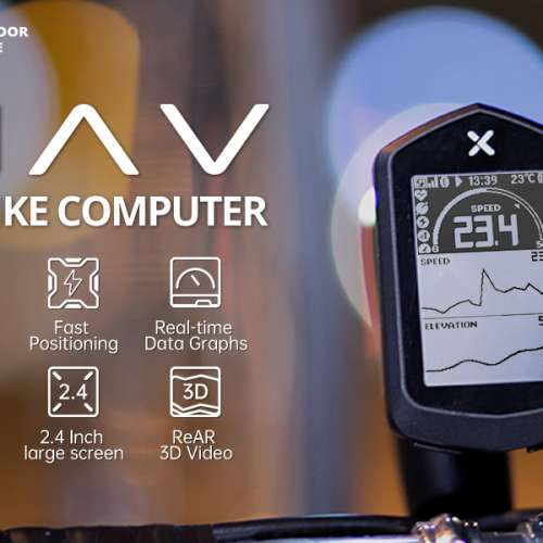 100%New Xoss NAV 行者辰 GPS 無線 單車碼錶  中英文  Bike Computer 送 SRAM 延伸座