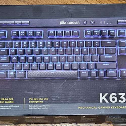 Corsair K63 Wireless 紅軸藍光 無線機械式鍵盤 送GAMING LAPBOARD