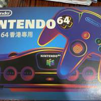 任天堂N64主機一套連遊戲帶和震動器