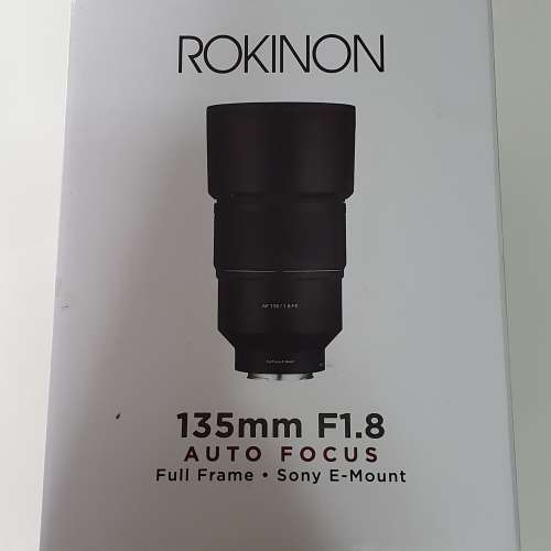 全新 Rokinon / Samyang AF 135mm F1.8 FE lens for Sony E FF, A7, A7R, A7C, A7S, A