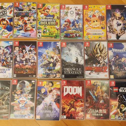 Switch games 18隻 全部有中文