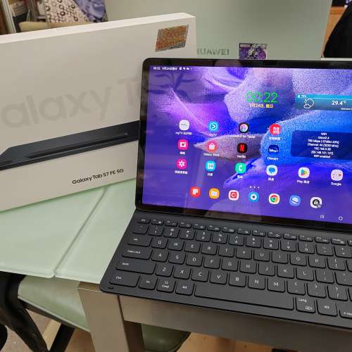 三星 Samsung Tab S7 FE (香港5G版) 6G+128G 黑色 12.4吋