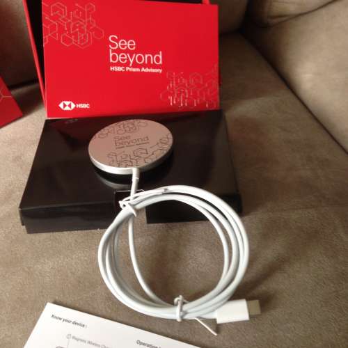 📱HSBC Magnetic Wireless Fast Charger 15W USB-C USB Type-C NEW 全新 匯豐 磁吸 ...