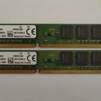 Kingston 短版 DDR3-1600 4GB Desktop Ram x 2條