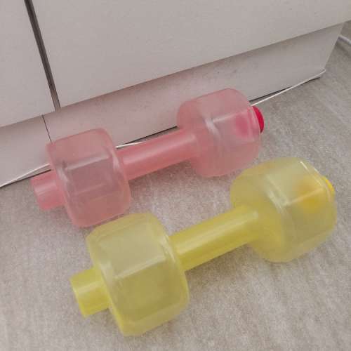 全新水壺健身啞鈴一對印有made in Japan