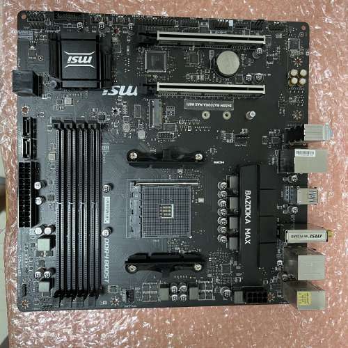 二手 MSI B450M BAZOOKA MAX WIFI B450 DDR4 AM4 MATX MB