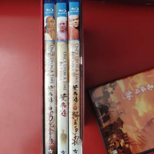 (95% New. 3bd + 1dvd) 李連杰 黃飛鴻 1-4 #徐克 洪金寶 關之琳 熊欣欣