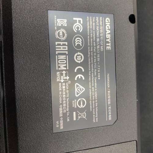 Gigabyte G7MD 17.3吋mon 電競手提電腦