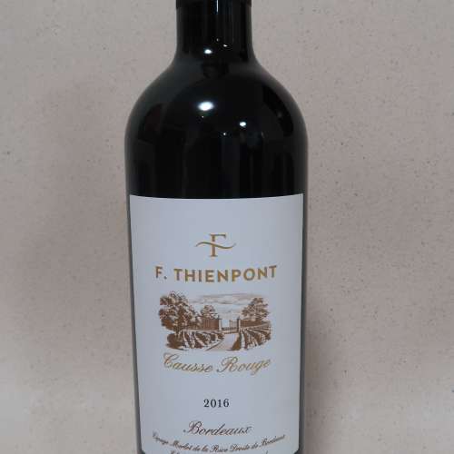 F. THIENPONT Causse Rouge Bordeaux 2016 red wine 法國紅酒