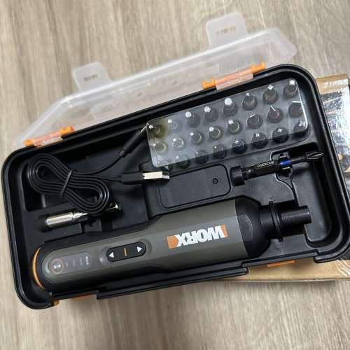 全新 Worx WX241 4V 小型電批 電動螺絲批 套裝