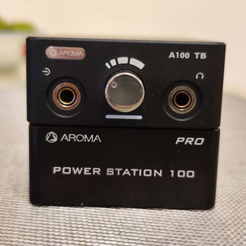 極精神 Aroma A100 TB + PS100Pro 便攜平衡耳擴及專用電源 外觀靚仔 盒單配件齊 連...