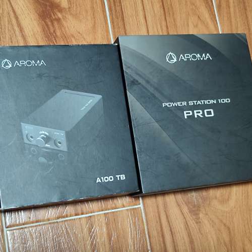 極精神 Aroma A100 TB + PS100Pro 便攜平衡耳擴及專用電源 外觀靚仔 盒單配件齊 連...