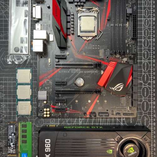 電腦零件一堆b250h Gtx960 Ddr4 760p 256g i5 6500 i3 6100 g4400