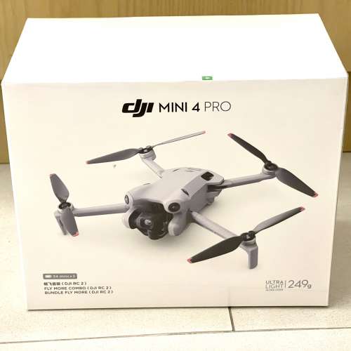 全新未開封行貨 DJI mini 4 pro with RC2 屏幕 3電套裝