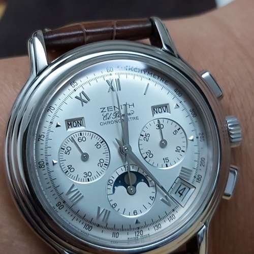 💯經典款式 Zenith Chronomaster El Primero MoonPhase Triple Calendar，40mm，新...