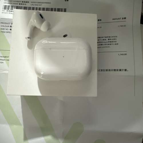 95% New AirPods Pro 2 （lightning ）L 耳+充電盒