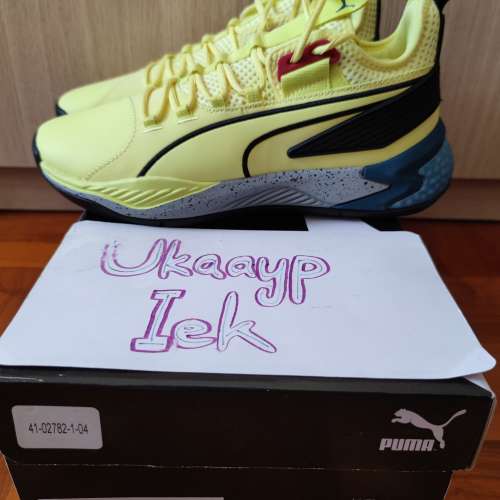 Puma Uproar Limelight/Black/White US9.5 Basketball LaMelo