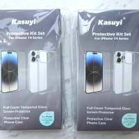 Kasuyi Protective Kit Set For iPhone 14 Pro Max 6.7" 手機殼 透明 玻璃貼 保護 ...