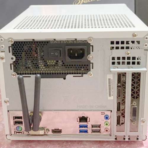 ITX 小型電競機 桌上電腦 配備wifi 功能 Intel i5 6500 +Asrock H110MITXac 底板+ ...