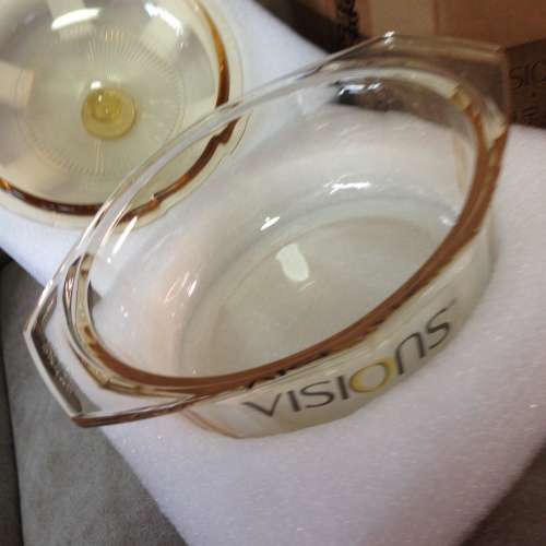 🥘 VISIONS 0.8L Glass Ceramic Pot with Lid VS-08-DI NEW 全新 康寧 晶彩透明鍋 🍲