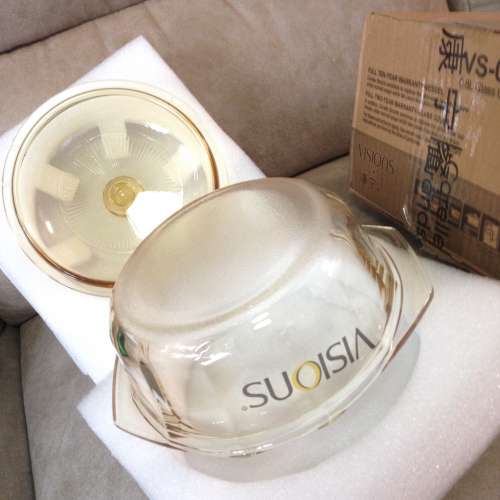 🥘 VISIONS 0.8L Glass Ceramic Pot with Lid VS-08-DI NEW 全新 康寧 晶彩透明鍋 🍲