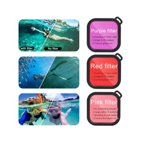 Waterproof Housing Case With Lens Filter For GoPro Hero 12 Black 防水殼連濾鏡套...