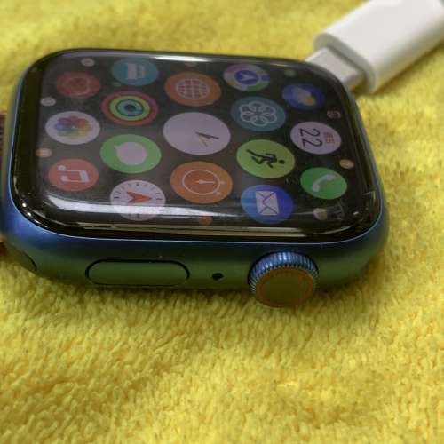 99%New Apple Watch S7 45mm LTE 藍色 有配件 香港行貨 自用首選