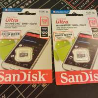 SANDISK SDSQUA4 ULTRA 128GB MICROSDXC Memory Card x2