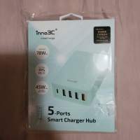 全新inno3C 78W Smart Charger (5 port)快差充電器