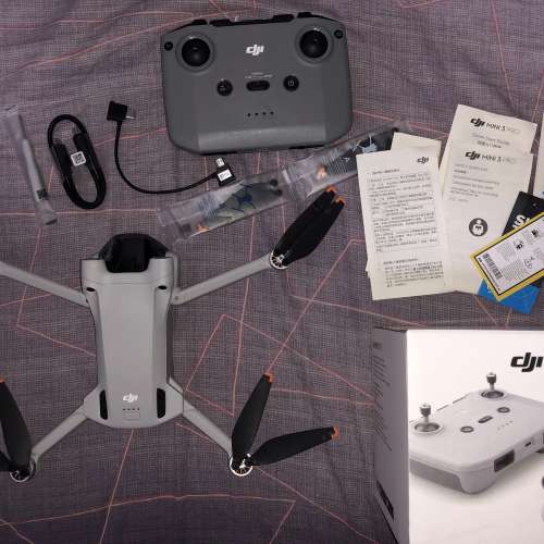 DJI Mini 3 Pro 連 RC-N1 遙控器 只用幾次 配件全齊有盒 仍未過保