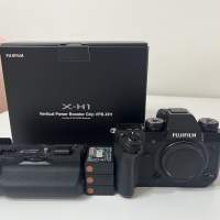 99%新 全新質素 行貨過保 富士Fuifilm X-H1連直倒VBP-XH1 三粒原廠電齊配件盒