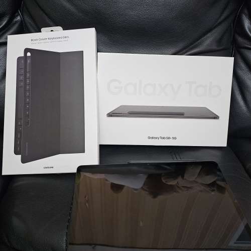 賣Samsung tab s8+,256gb,5g入卡 連原裝鍵盤