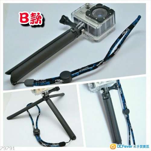 全新 GoPro HERO 3/3+/4/5/6/7 迷你夾型支架 A/B款式 底座可360轉向/穩定手持三腳架...