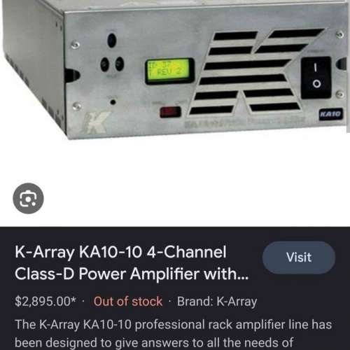 K-array kk100w (4pcs)+ KA10(2pcs)