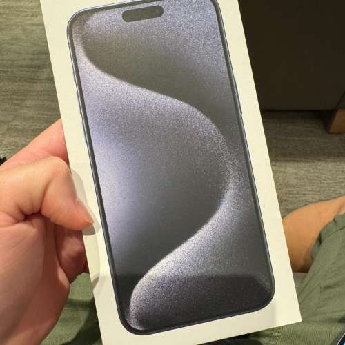 iPhone 15 pro max 256 鈦金藍色