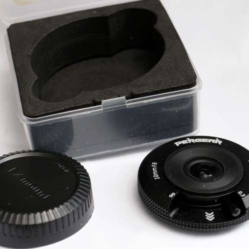 國產 10mm f8 fisheye 餅鏡，鏡頭蓋 for Fuji FX ( not 7Artisan , 非七工匠, not ...