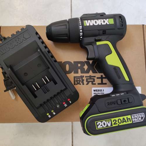 WORX WE212.1 威克士20V雙速無刷電鑽