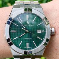 近全新 綠面 MAURICE LACROIX 艾美 AIKON AI6008 42mm 大裝 自動 日曆顯示 瑞士製 ...