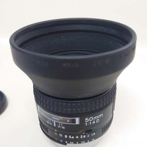 Nikon AF 50mm F1.4D Lens (連Rubber Lens Hood)