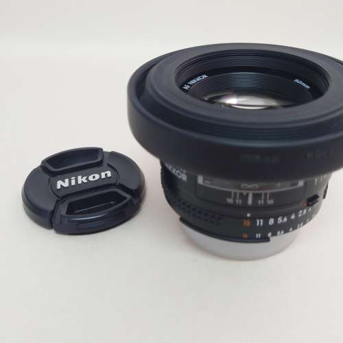 Nikon AF 50mm F1.4D Lens (連Rubber Lens Hood)