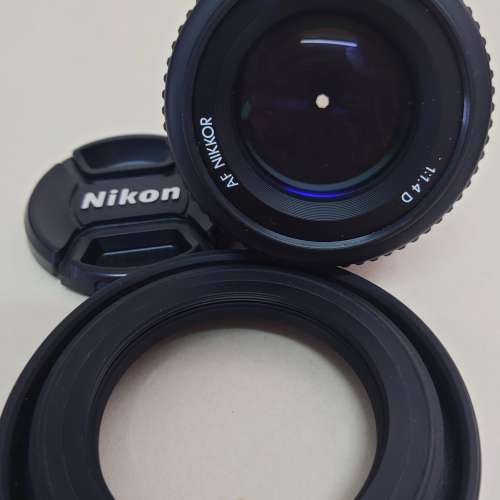 Nikon AF 50mm F1.4D Lens (連Rubber Lens Hood)
