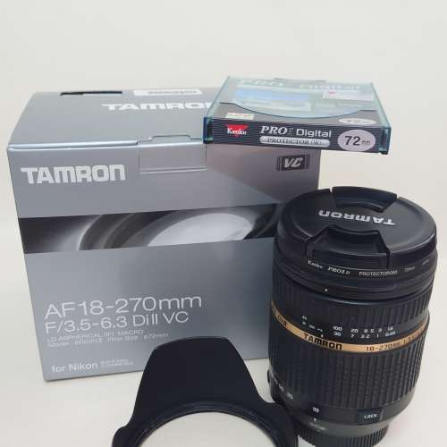 Tamron AF 18-270mm F3.5-6.3 for Nikon (連Protector)