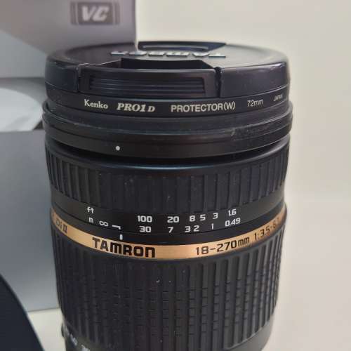 Tamron AF 18-270mm F3.5-6.3 for Nikon (連Protector)