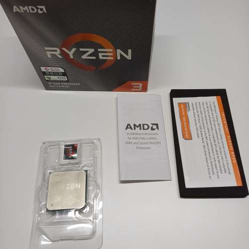 (行貨有盒)RYZEN3 3100 AMD